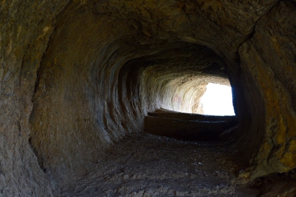 The tunnel below the citadel, Eski Palu. 